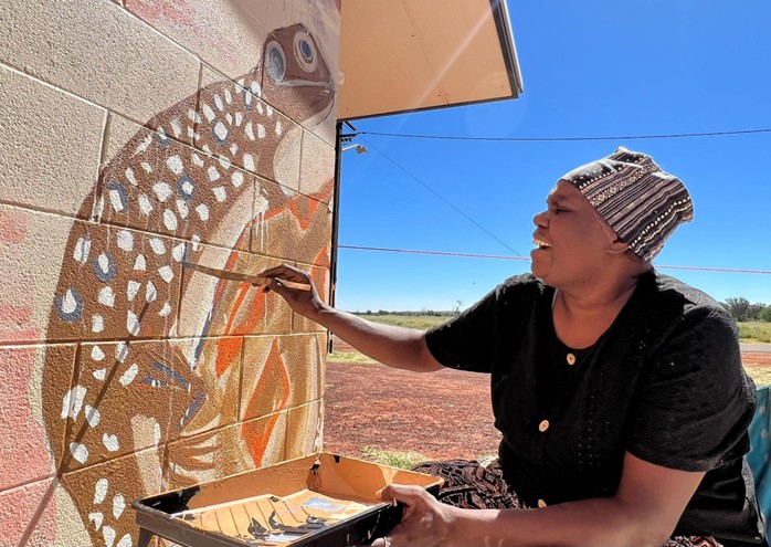 Police Station Mural – Cherylyn Grannittes 2