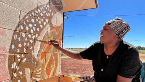 Police Station Mural – Cherylyn Grannittes 2